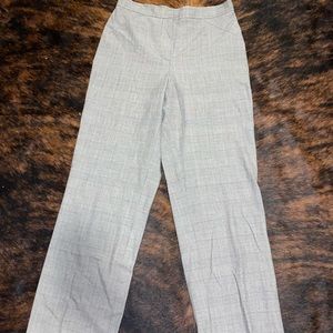 High rise size 8 plaid dress pants